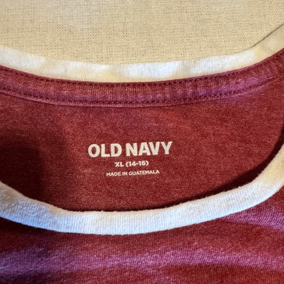 Old Navy Girls Unite Maroon T-Shirt Size XL 14/16 - Picture 2 of 4